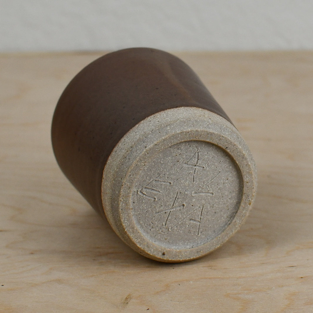 Pair of Brown Cortado Cups