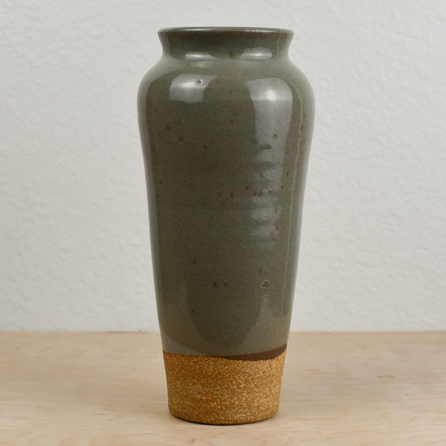 Grey Tall Vase