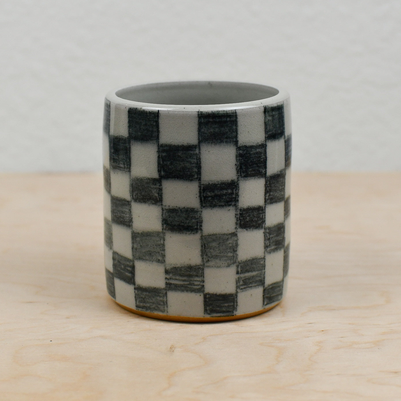 Black Checkered Cup